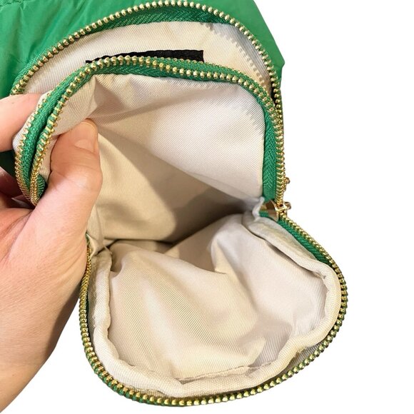 WanderFull HydroBag Green Puffer Crossbody Water Bottle Bag Carrier Sling NEW - Picture 9 of 9